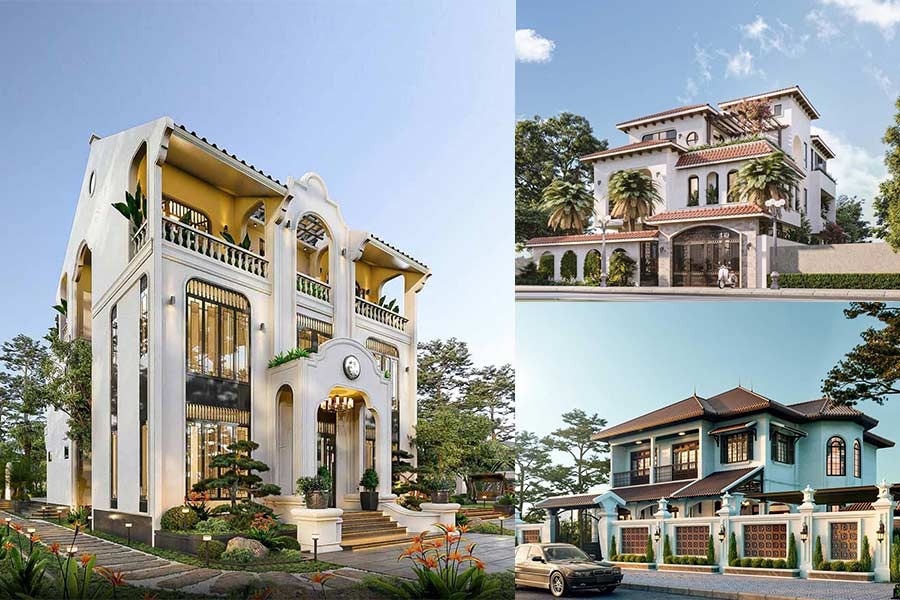 Phong cách Indochine trong thiết kế biệt thự cao cấp là sự giao thoa giữa kiến trúc Pháp cổ điển và bản sắc Á Đông
